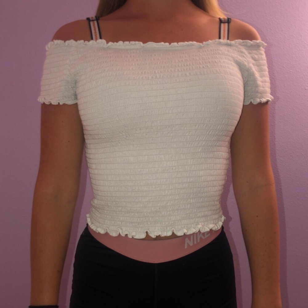 off the shoulder tee